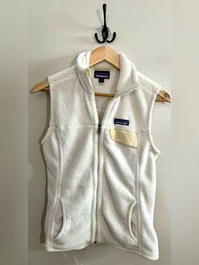 NWT Patagonia Women's Fleece White Re-Tool Vest size M